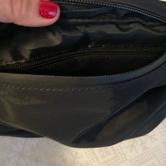 Calia Black Belt Bag with inner zippered pocket. - Picture 2 of 4